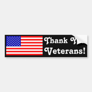 Adesivo Para Carro Obrigado veteranos!