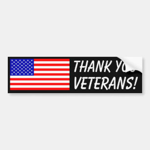 Adesivo Para Carro Obrigado veteranos!