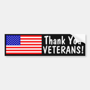 Adesivo Para Carro Obrigado Veteranos!