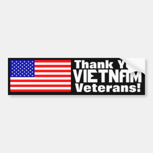 Adesivo Para Carro Obrigado veteranos de Vietnam!