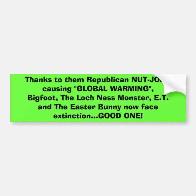 Adesivo Para Carro Obrigados a eles causa republicana de NUT-JOBS (Frente)