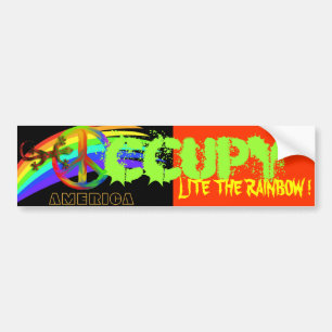 ADESIVO PARA CARRO OCCUPY AMÉRICA LITE O CHUMBO!