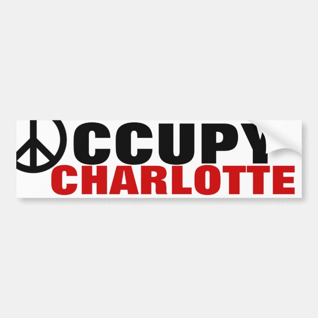ADESIVO PARA CARRO OCCUPY CHARLOTTE (Frente)