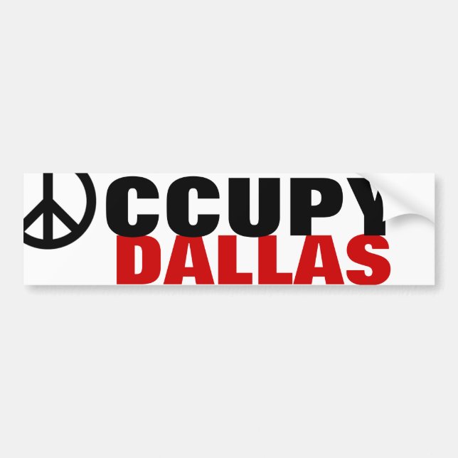 ADESIVO PARA CARRO OCCUPY DALLAS (Frente)