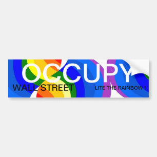 ADESIVO PARA CARRO OCCUPY WALL STREET LITE A CAIXA DE CHUMBO!