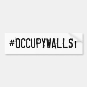 ADESIVO PARA CARRO #OCCUPYWALLST