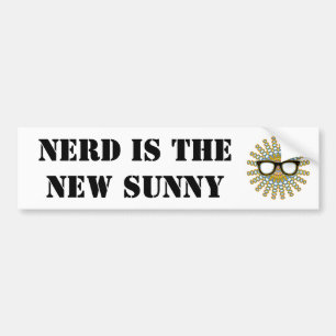 Adesivo Para Carro Óculos de Nerd ensolarados + seu traseiro. & ideia
