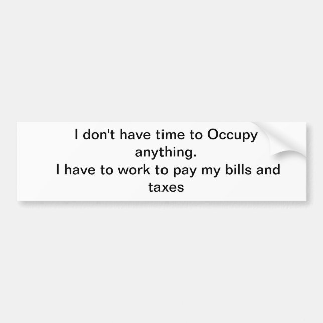 Adesivo Para Carro Ocupe? (Frente)