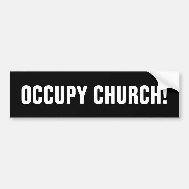 ADESIVO PARA CARRO OCUPE A IGREJA (Frente)