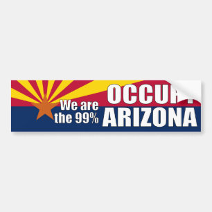 Adesivo Para Carro Ocupe o autocolante no vidro traseiro da arizona