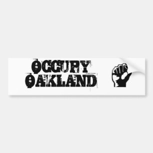 Adesivo Para Carro Ocupe o autocolante no vidro traseiro de Oakland