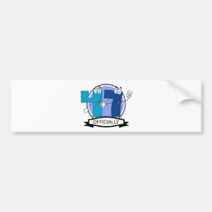 Adesivo Para Carro Oficialmente bandeira de 47 aniversários