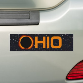 Adesivo Para Carro Ohio 2024 Eclipse Solar Total