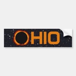 Adesivo Para Carro Ohio 2024 Eclipse Solar Total