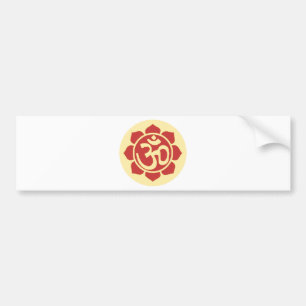 Adesivo Para Carro ohm da flor de lótus