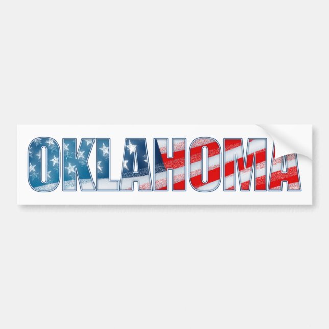 Adesivo Para Carro Oklahoma (Frente)