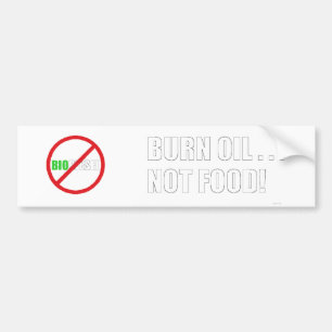 Adesivo Para Carro Óleo da queimadura…. Não comida!