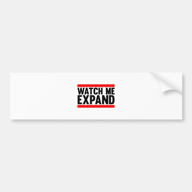 Adesivo Para Carro Olhe-me expandir (Frente)