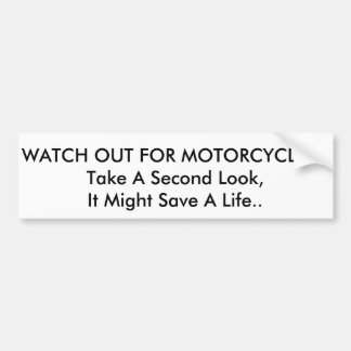 ADESIVO PARA CARRO OLHE PARA FORA PARA MOTOCICLETAS!!