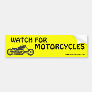 Adesivo Para Carro Olhe para motocicletas