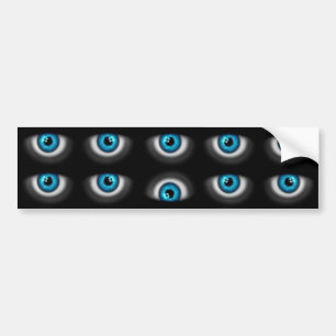 Adesivo Para Carro olhos azuis