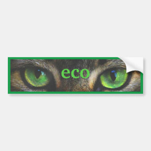 Adesivo Para Carro Olhos de gato eco verdes