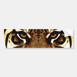 Adesivo Para Carro Olhos de um tigre