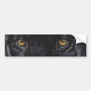 Adesivo Para Carro Olhos do leopardo da pantera preta