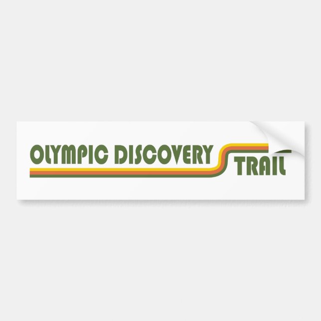 Adesivo Para Carro Olimpiadas Discovery Trail Washington (Frente)