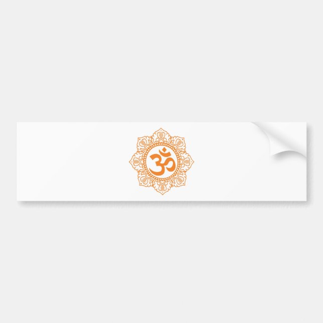 Adesivo Para Carro OM - Ohm - símbolo de Aum (Frente)