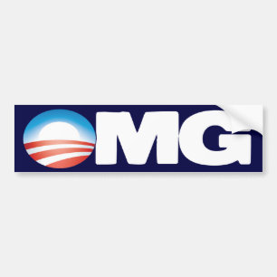 Adesivo Para Carro OMG anti Obama