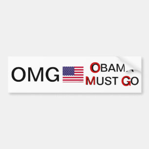 ADESIVO PARA CARRO OMG… OBAMA DEVE IR