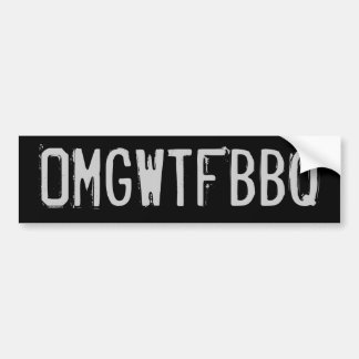 ADESIVO PARA CARRO OMGWTFBBQ