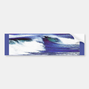 Adesivo Para Carro Onda azul
