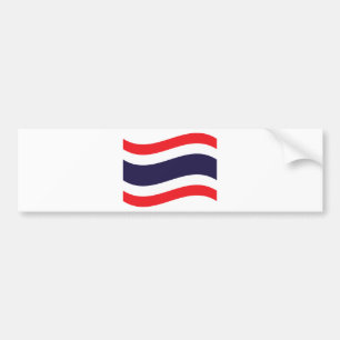 Adesivo Para Carro Onda tailandesa da bandeira