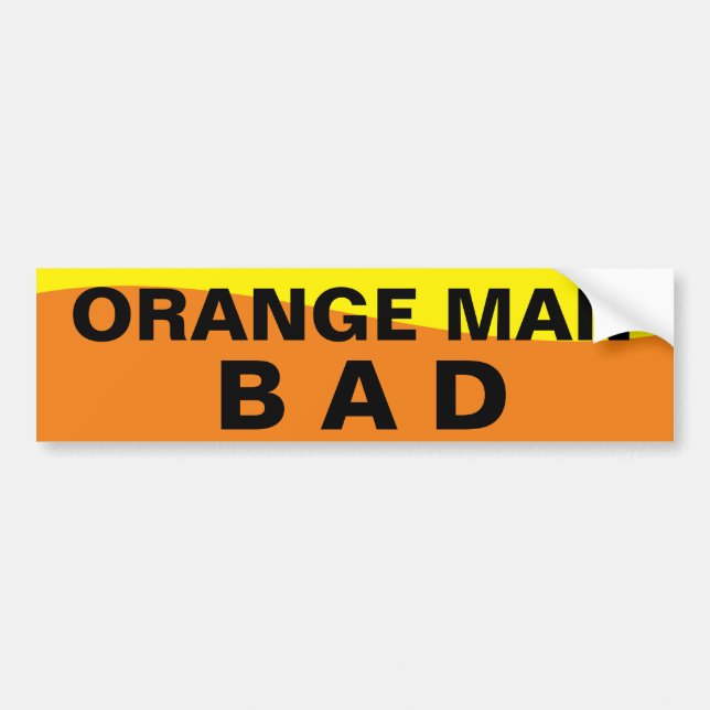 ADESIVO PARA CARRO ORANGE MAN BAD (Frente)