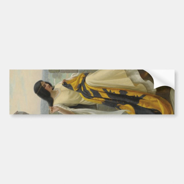 Adesivo Para Carro Ordenando o Sinalizador Padrão (Mulher Medieval) (Frente)