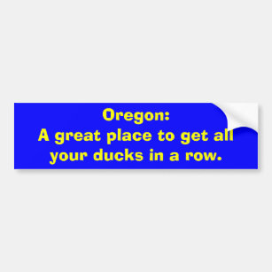 Adesivo Para Carro Oregon: Um grande lugar para obter patos do