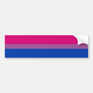 Adesivo Para Carro Orgulho Bissexual (Bandeira Bi)