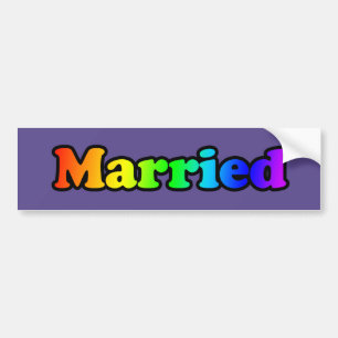 Adesivo Para Carro Orgulho de casamento