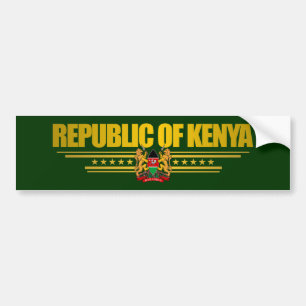 Adesivo Para Carro Orgulho de Kenya