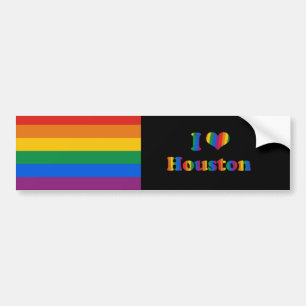 ADESIVO PARA CARRO ORGULHO GAY DE HOUSTON