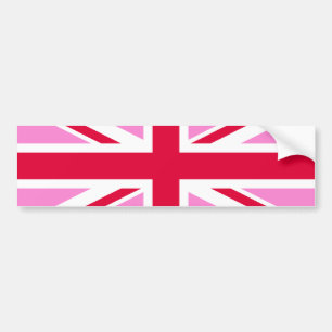 Adesivo Para Carro ORGULHO GAY do Reino Unido (bandeira cor-de-rosa) 