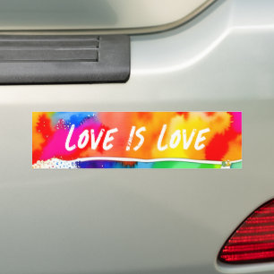 Adesivo Para Carro Orgulho gay Rainbow Love Is Love