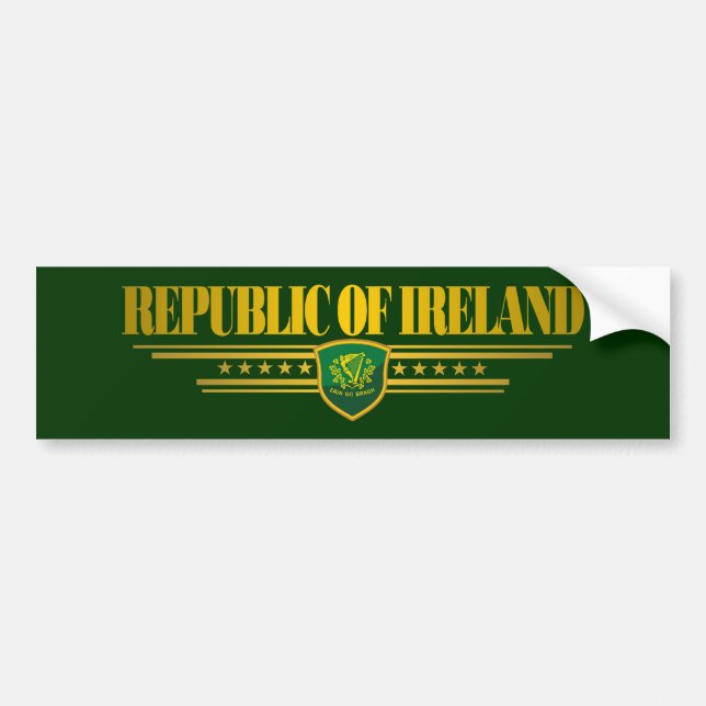 Adesivo Para Carro Orgulho Irlandês (Frente)