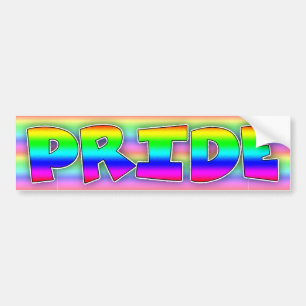 Adesivo Para Carro Orgulho LGBT Orgulho de ser Gay Rainbow Bumper Sti