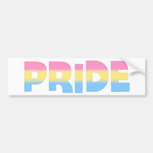 Adesivo Para Carro Orgulho Pansexual/Omnisexual