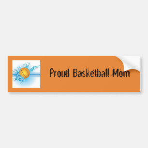 Adesivo Para Carro Orgulhosa Mãe de Basquete