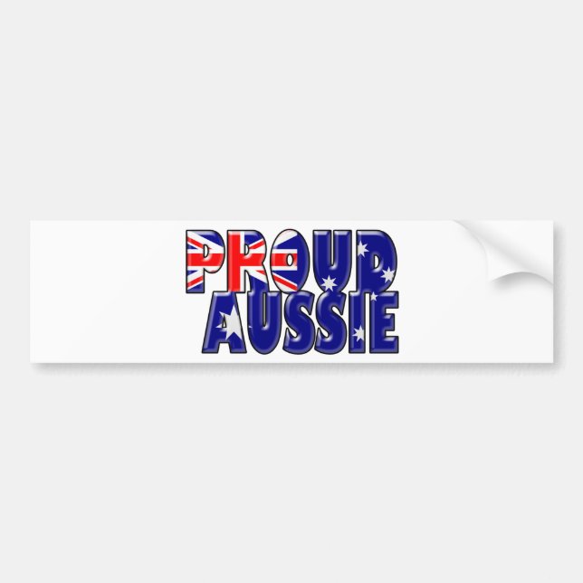 Adesivo Para Carro orgulhoso Aussie (Frente)