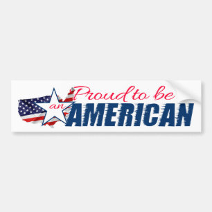 Adesivo Para Carro Orgulhoso de ser americano